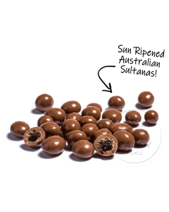 Milk Chocolate Sultanas 6.5kg Box