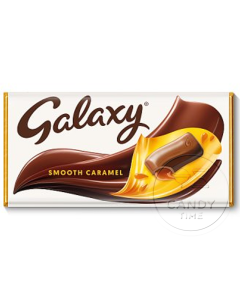 Galaxy Smooth Caramel & Milk Chocolate Block 135g