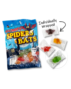 Gummy Spiders and Bats