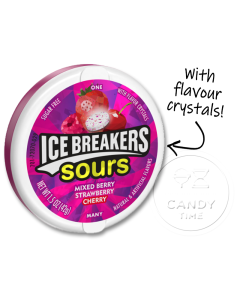 Icebreakers Sours Berries Sugar Free Mints Single