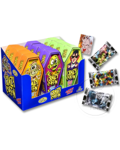 Halloween Crazy Coffin Candy Box of 12