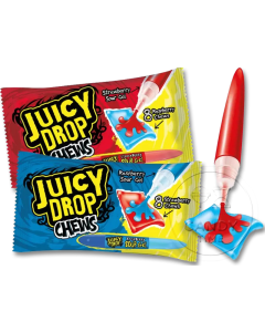 Topps Juicy Drop Chews with Sour Gel Pen Box of 16