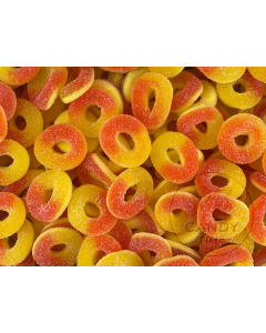 Juicy Jelly Sour Peach Rings 1kg