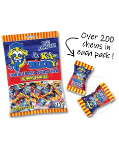 TNT Ka-Bluey Liquid Filled Sour Chews 1kg Bag