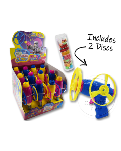 Kids Frenzy Disc Launcher Candy Box of 12