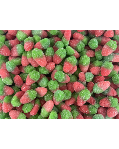 Kingsway UK Mini Fizzy Strawberries 1kg Bag