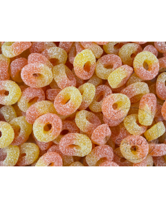 Kingsway UK Peach Rings 2.5kg Bag