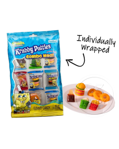 Krabby Patties Krusty Krab Combo Meal Box of 12