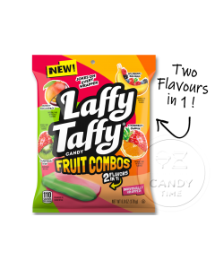 Laffy Taffy 2 in 1 Fruit Combos Bag Box of 9
