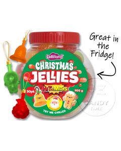Christmas Jelly Fruits filled Jelly Shots 30pce Tub