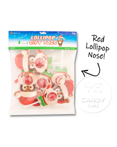 Christmas Lollipop Gift Tags 5 Pack Box of 24