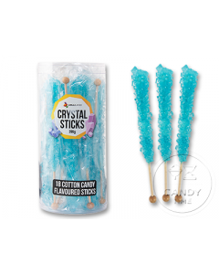 Crystal Rock Candy Sticks Cotton Candy Blue