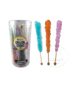 Crystal Rock Candy Sticks Mixed Tub of 16