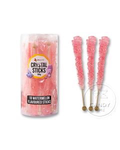 Crystal Rock Candy Sticks Watermelon Light Pink