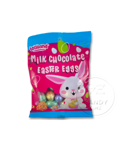 Mini Solid Milk Chocolate Easter Hunting Eggs 100g Bag