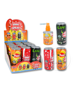 Lolliland Soda Spray Candy Cans Box of 12