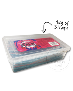 Lolliland Berry Twist Sour Straps 1kg Tub