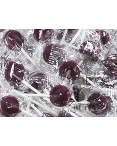 Flat Lollipops Purple 1kg Bag