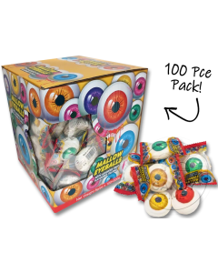 Halloween Jam Filled Mallow Eyeballs 100 Pce Box