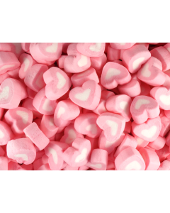 Lolliland Heart Shaped Marshmallows Pink 800g Bag