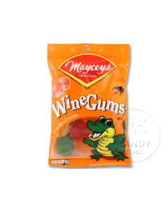 NZ Mayceys Wine Gums 85g Box of 10