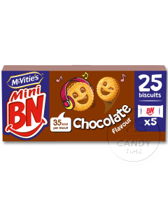 McVitie's Mini BN Chocolate Flavour 5 Pack 175g Single
