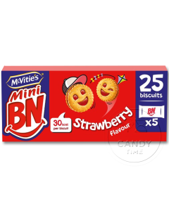 McVitie's Mini BN Strawberry Flavour 5 Pack 175g Single