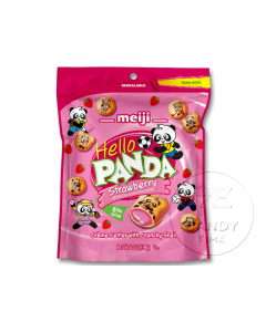 Hello Panda Strawberry Resealable Pouch Single