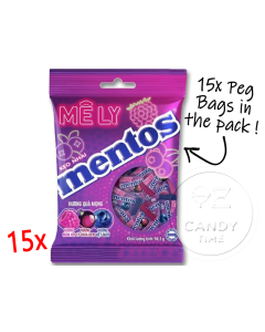 Mentos Mixed Berry 94.5g Pack Bag of 15