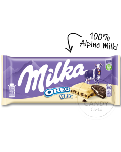 Milka EU Oreo White Chocolate Block Single