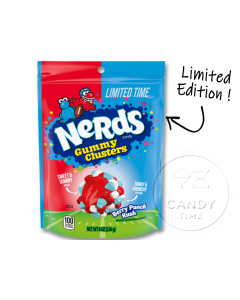 Nerds Gummy Clusters Limited Berry Punch Rush 8oz Pouch Box of 6