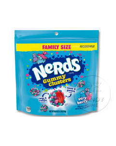 Nerds Gummy Clusters Very Berry FAMILY SIZE 18.5oz Bag Single