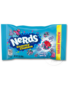 Nerds Gummy Clusters Verry Berry 3oz Bag of 12 *Short Date*
