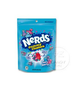 Nerds Gummy Clusters Verry Berry 8oz Pouch Box of 6