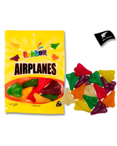 NZ Rainbow Confectionery Airplanes 110g Bag