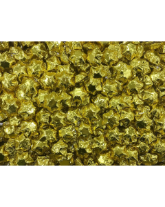 Milk Chocolate Foil Stars 1kg Bag Gold