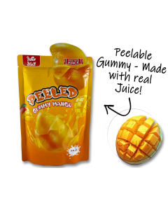Peeled Peelable Gummy Mango 120g Bag Single