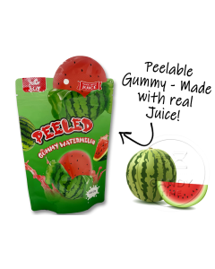 Peeled Peelable Gummy Watermelon 120g Bag Box of 12