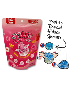 Peeled Magic Cubes Peach & Strawberry 120g Bag Single