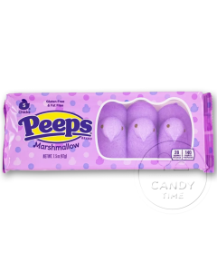 Marshmallow Peeps Purple 5 Pack Box of 24