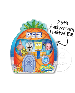 PEZ SpongeBob Collector Gift Tin 25th Anniversary