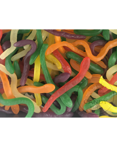 NZ Rainbow Confectionery Snakes 1kg Bag