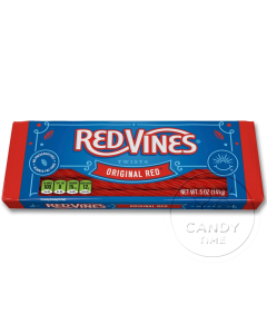 Redvines Original Licorice Twists 5oz Tray Box of 12
