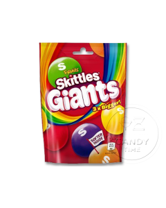 Skittles UK Giants 132g Pouch Box of 15