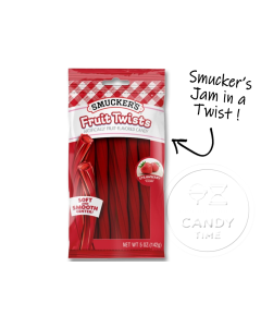 Smuckers Fruit Twists Strawberry Hang Bag Single