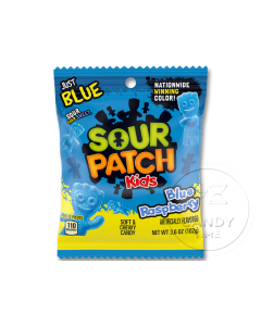 Sour Patch Kids Blue Raspberry 102g Bag Single
