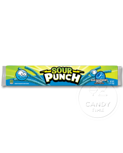 Sour Punch Straws Blue Raspberry Single