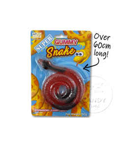 Giant Super Gummy Snake Single