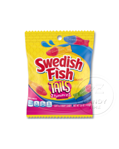 Swedish Fish Tails 2 in 1 Flavours Bag Box of 12