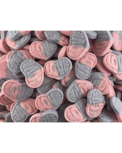 Swedish SOUR Heart Tutti Frutti 2.27kg Tub